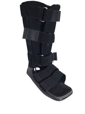 Breg Tall Air Walker Boot - Adjustable Fit Lightweight Design Black Large